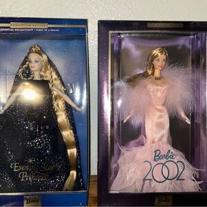 New Vintage 2000-2002 Collectors Barbie Dolls